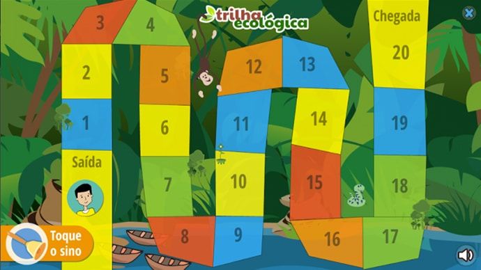 Jogo de tabuleiro de Educação Ambiental Trilha do Planeta