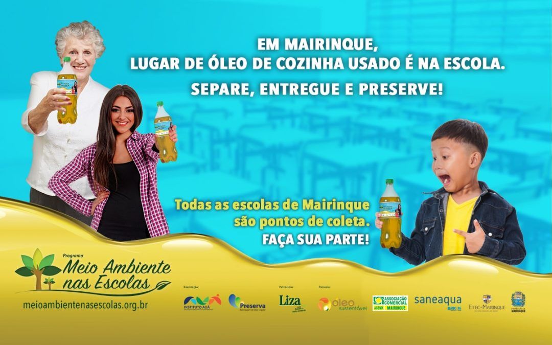 Semana do Meio Ambiente tem Feira de Sustentabilidade e lançamento da campanha “Lugar de Óleo é na Escola”