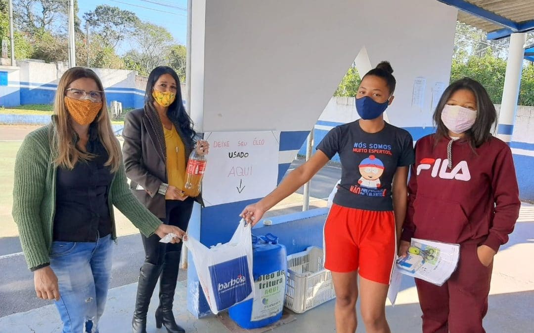 Saiu na Mídia: Mesmo com pandemia, campanha de coleta de óleo aconteceu em diversas escolas. Todas foram certificadas!