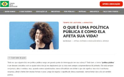 O que é uma Política Pública e como ela afeta sua vida?