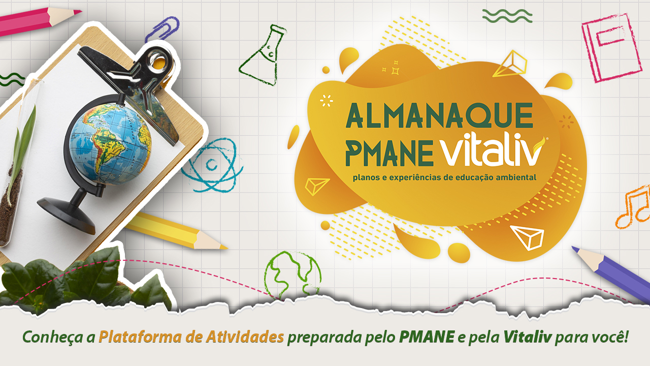 PMANE e Óleo Vitaliv lançam Almanaque com atividades lúdicas sobre meio ambiente 