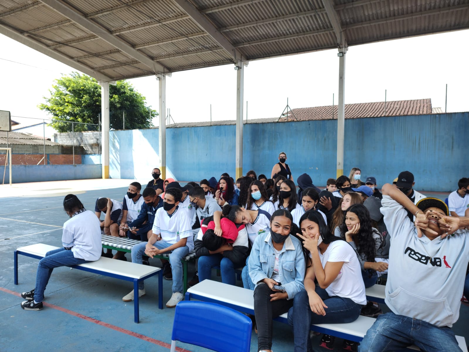 Escola Municipal em Mongaguá recebe palestra do PMANE